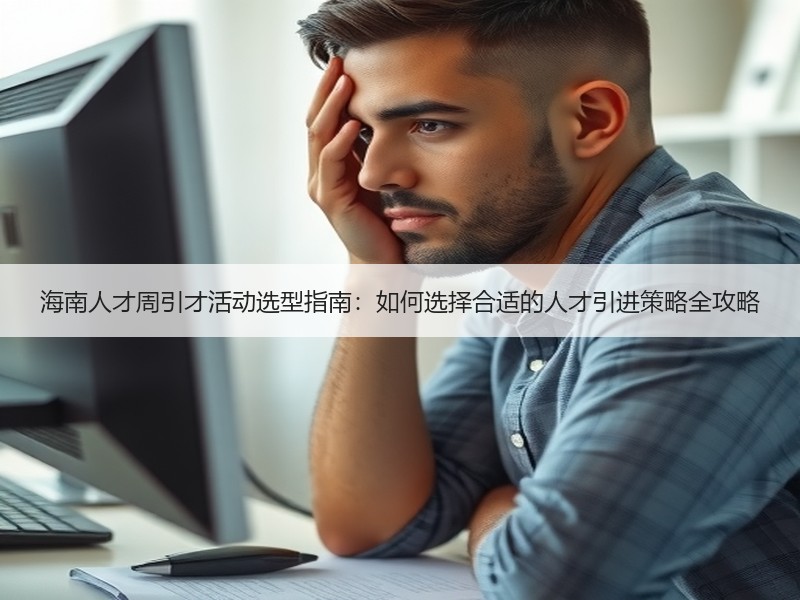 海南人才周引才活动选型指南：如何选择合适