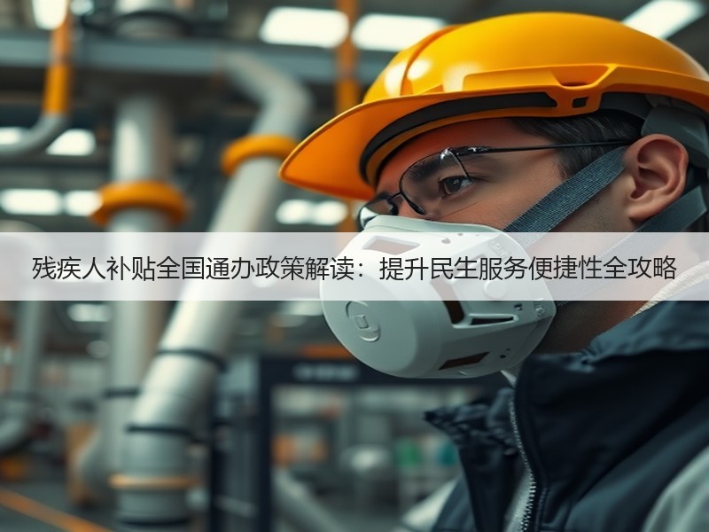 残疾人补贴全国通办政策解读：提升民生服务