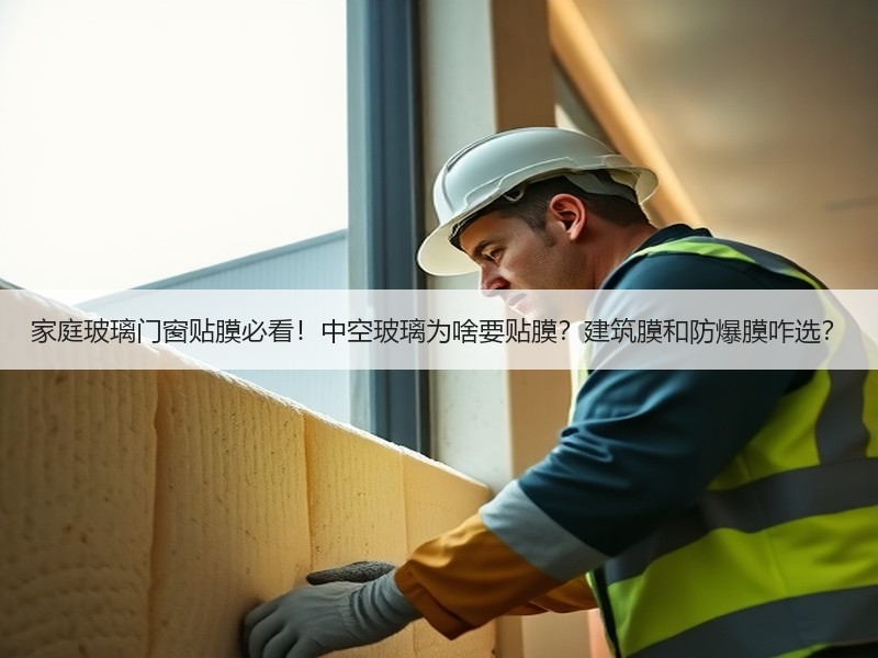家庭玻璃门窗贴膜必看！中空玻璃为啥要贴膜