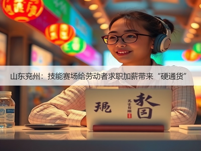 山东兖州：技能赛场给劳动者求职加薪带来“