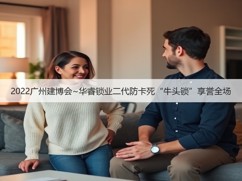 2022广州建博会~华睿锁业二代防卡死“