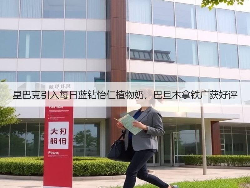 星巴克引入每日蓝钻怡仁植物奶，巴旦木拿铁
