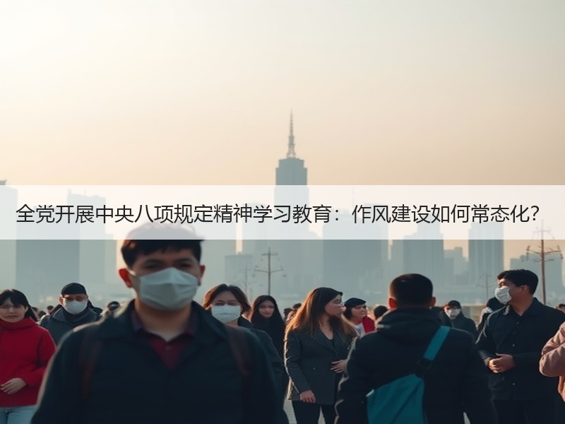 全党开展中央八项规定精神学习教育：作风建
