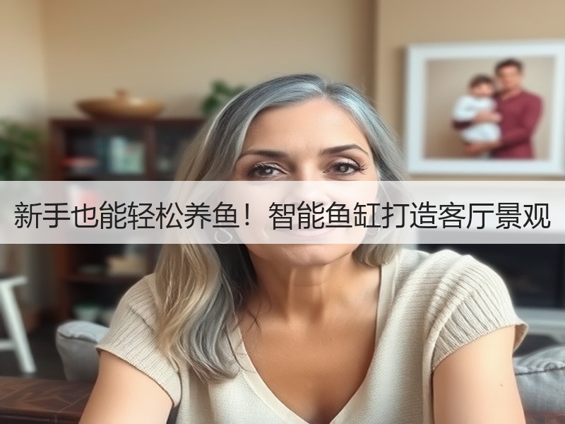 新手也能轻松养鱼！智能鱼缸打造客厅景观