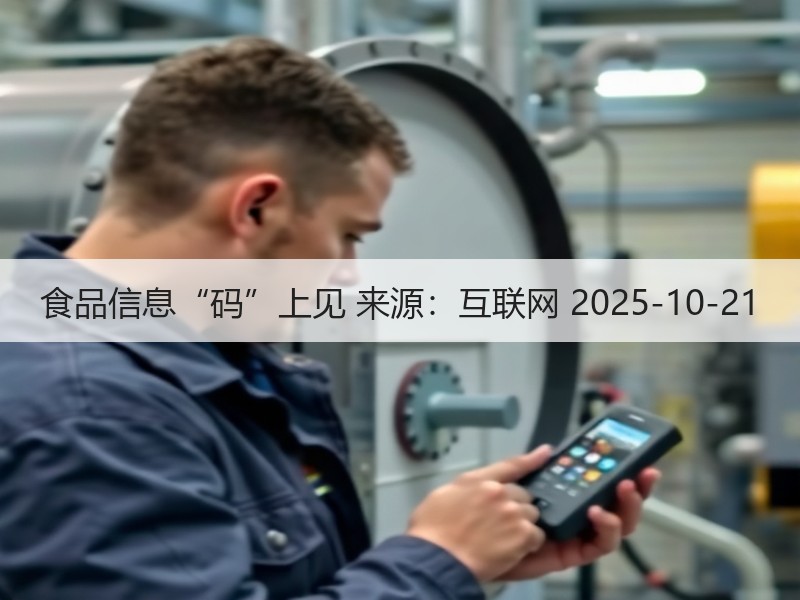 食品信息“码”上见 来源：互联网 202