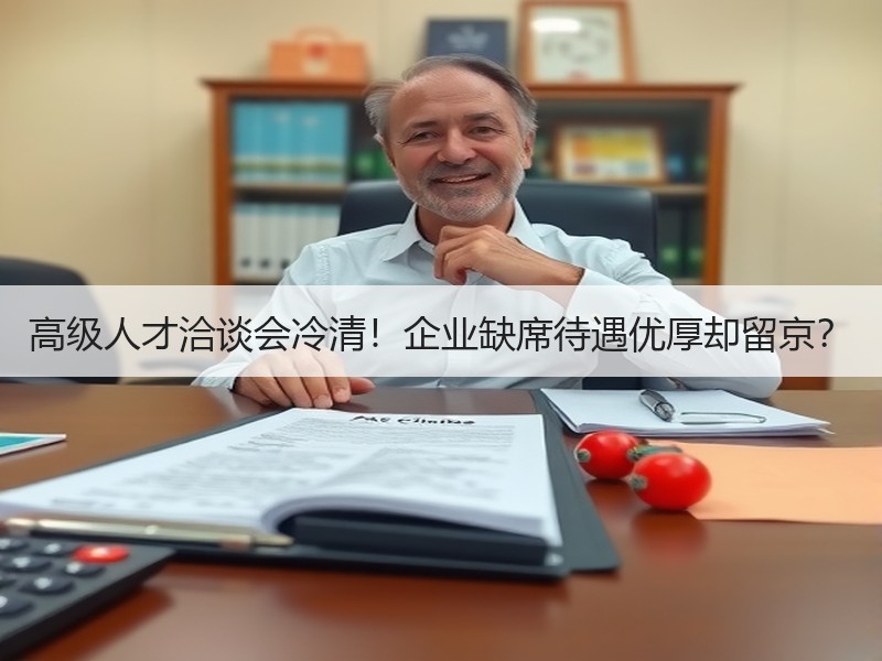 高级人才洽谈会冷清！企业缺席待遇优厚却留