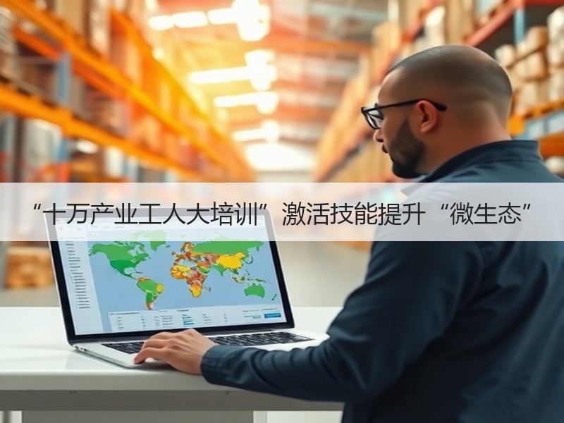 “十万产业工人大培训”激活技能提升“微生