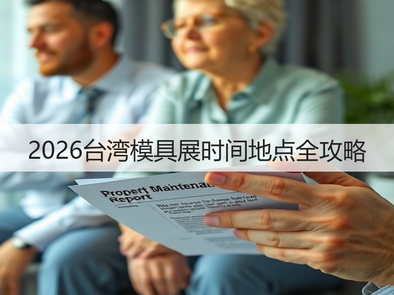 2026台湾模具展时间地点全攻略