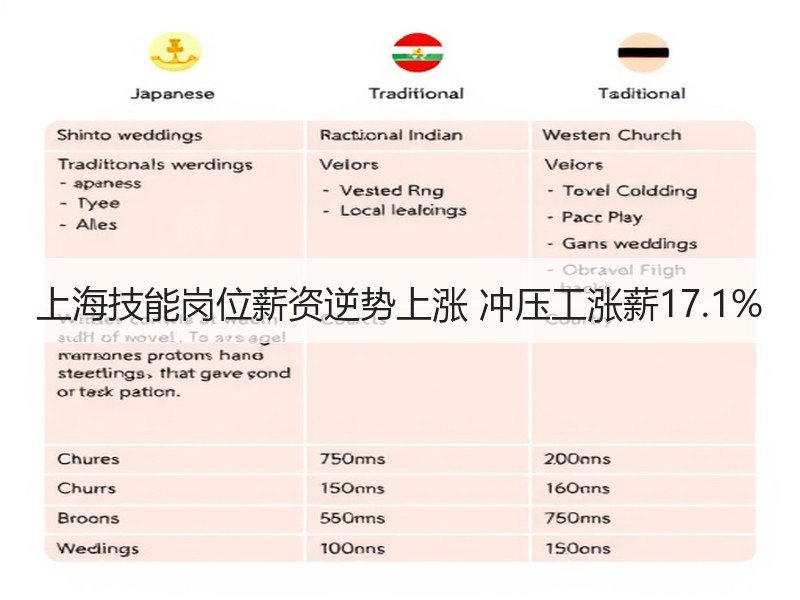 上海技能岗位薪资逆势上涨 冲压工涨薪17