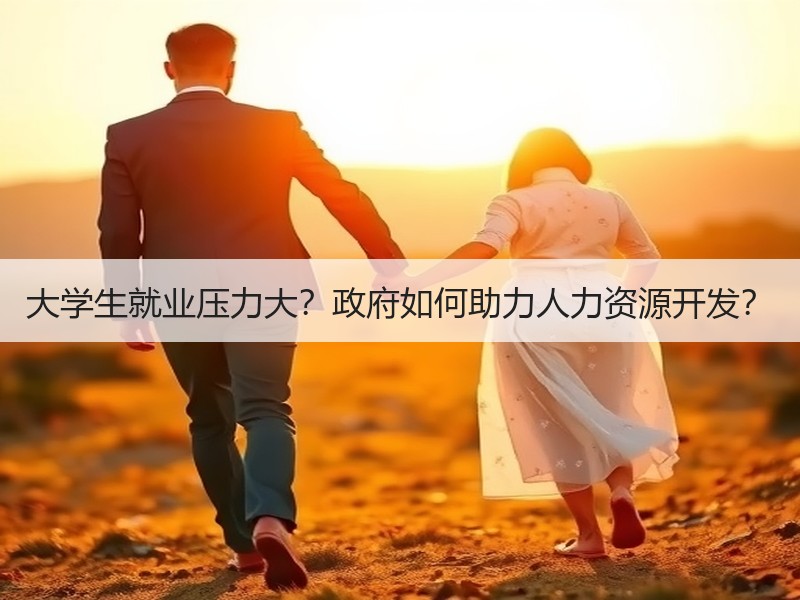 大学生就业压力大？政府如何助力人力资源开