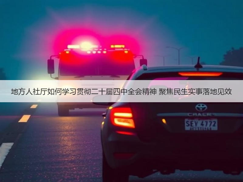 地方人社厅如何学习贯彻二十届四中全会精神