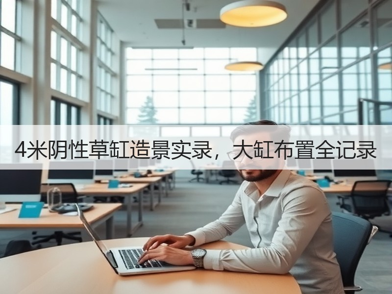 4米阴性草缸造景实录，大缸布置全记录