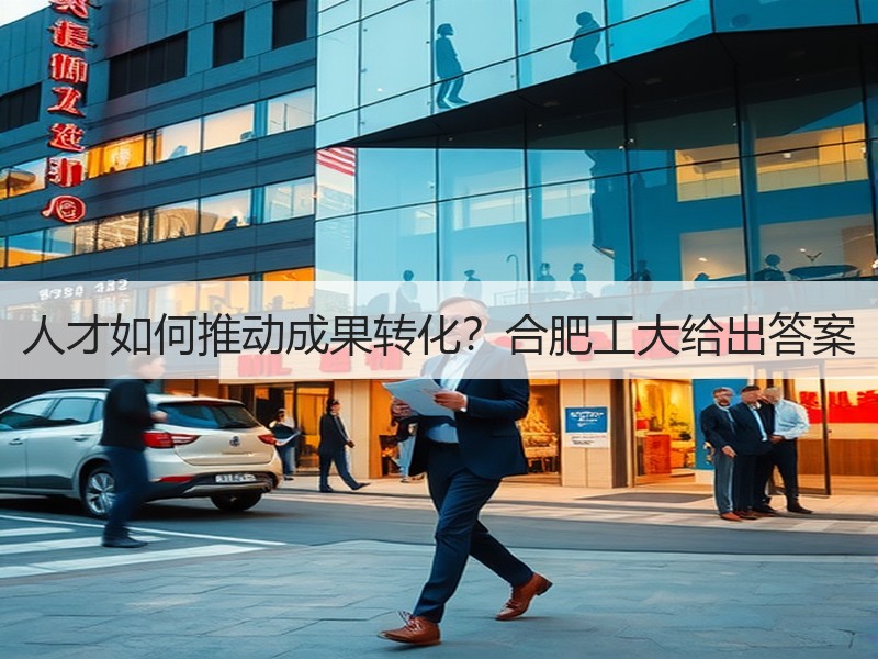 人才如何推动成果转化？合肥工大给出答案