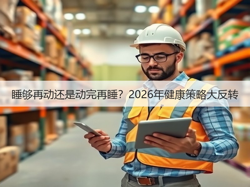 睡够再动还是动完再睡？2026年健康策略