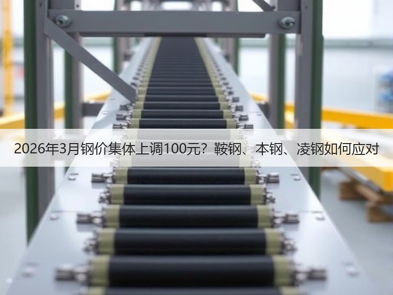 2026年3月钢价集体上调100元？鞍钢