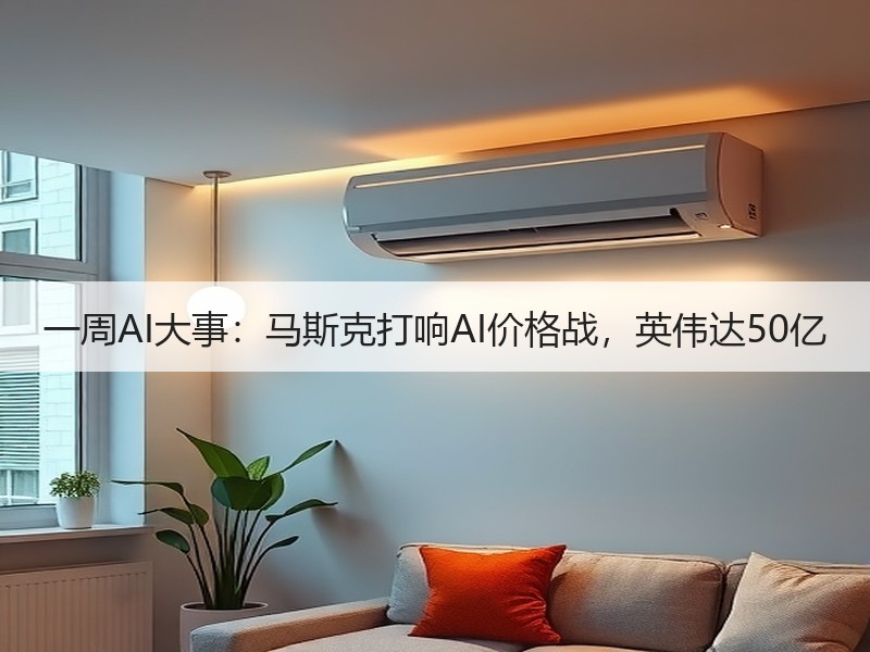 一周AI大事：马斯克打响AI价格战，英伟