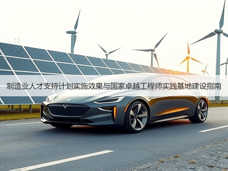 制造业人才支持计划实施效果与国家卓越工程