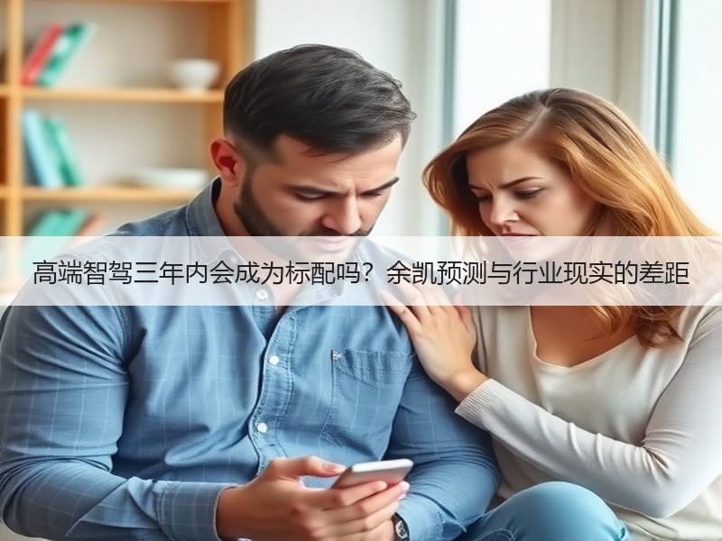 高端智驾三年内会成为标配吗？余凯预测与行