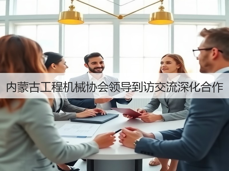 内蒙古工程机械协会领导到访交流深化合作