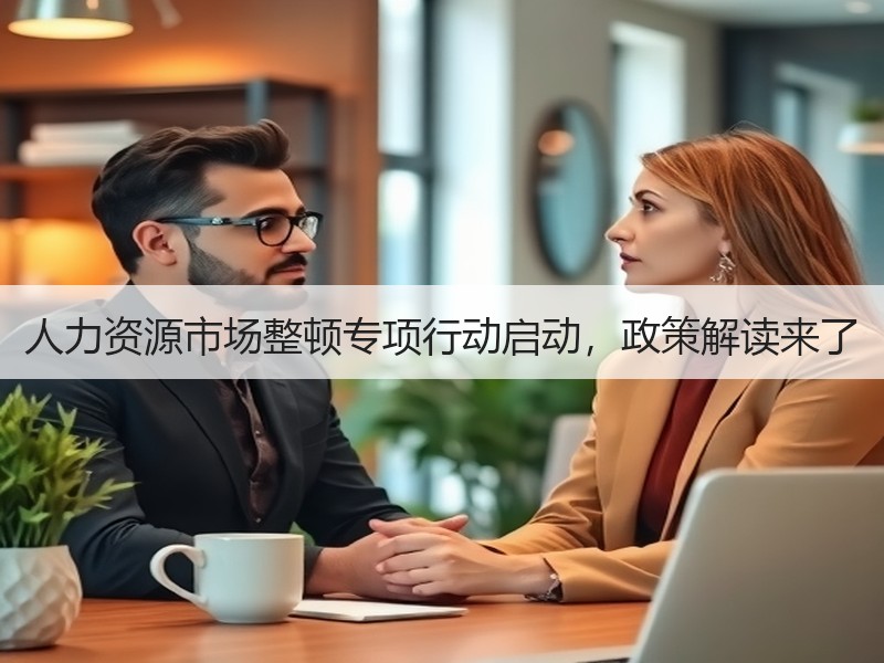 人力资源市场整顿专项行动启动，政策解读来