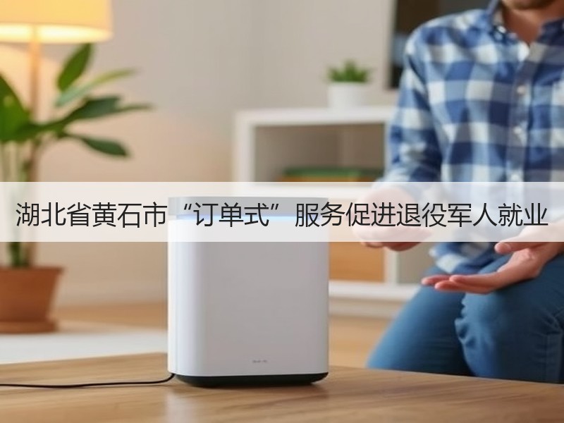 湖北省黄石市“订单式”服务促进退役军人就
