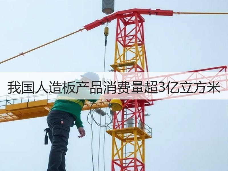 我国人造板产品消费量超3亿立方米