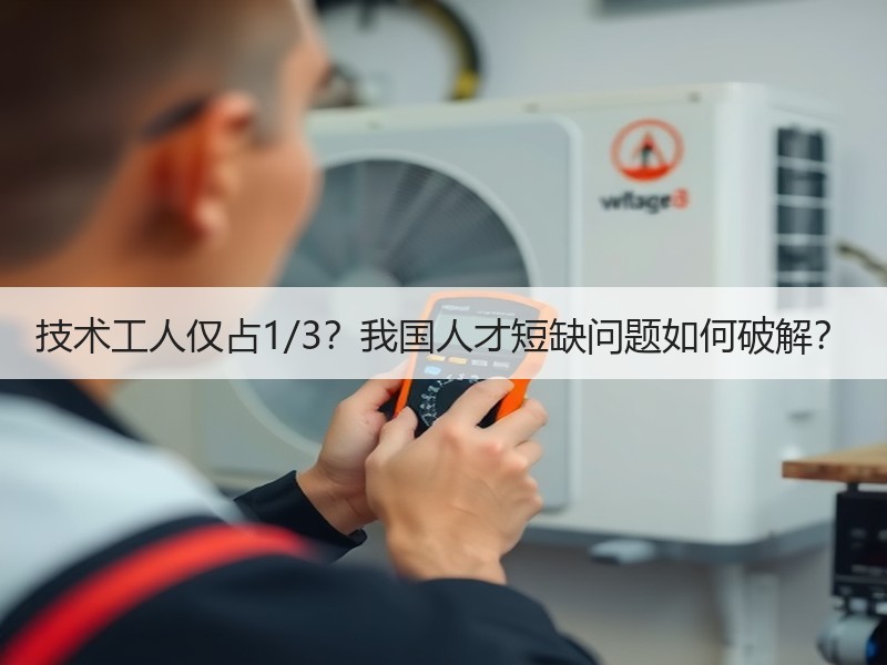 技术工人仅占1/3？我国人才短缺问题如何