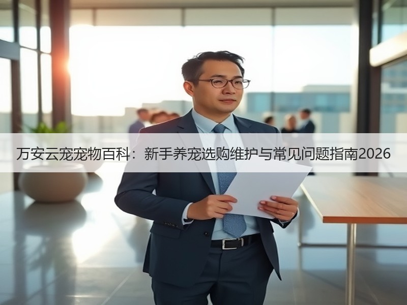 万安云宠宠物百科：新手养宠选购维护与常见