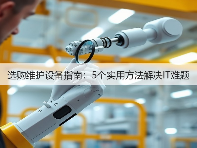 选购维护设备指南：5个实用方法解决IT难