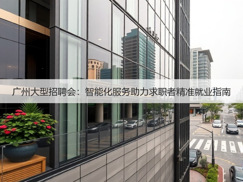 广州大型招聘会：智能化服务助力求职者精准