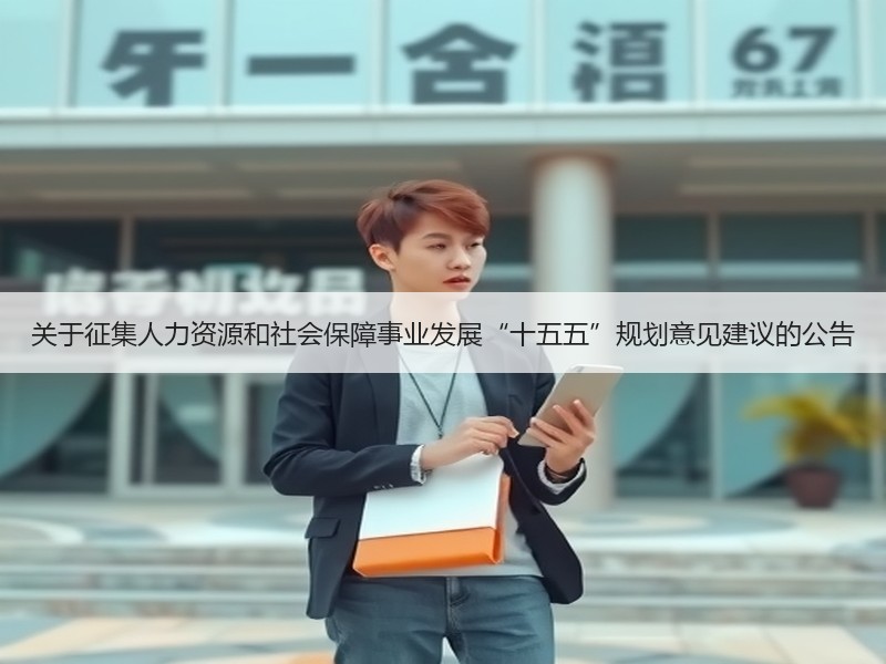 关于征集人力资源和社会保障事业发展“十五