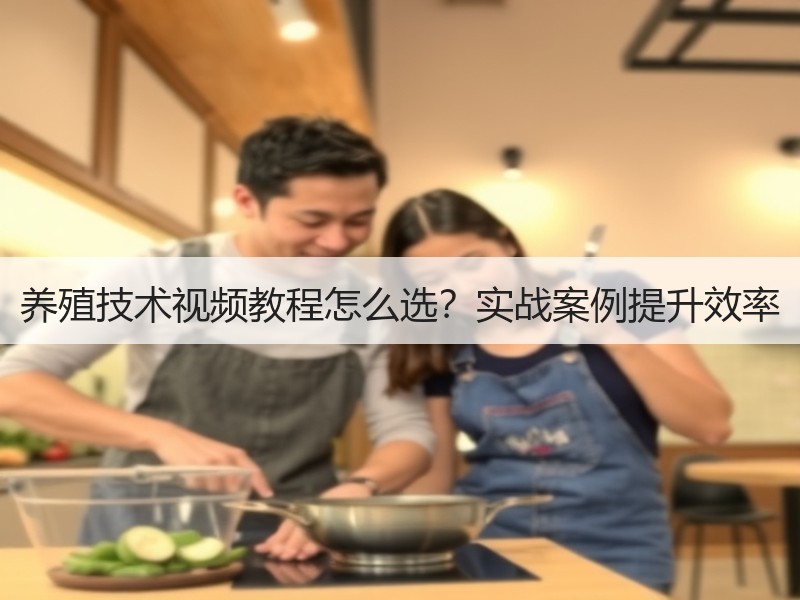 养殖技术视频教程怎么选？实战案例提升效率