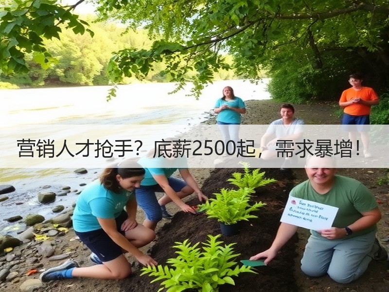 营销人才抢手？底薪2500起，需求暴增！