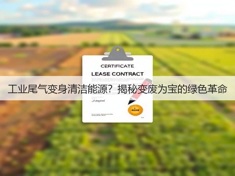 工业尾气变身清洁能源？揭秘变废为宝的绿色