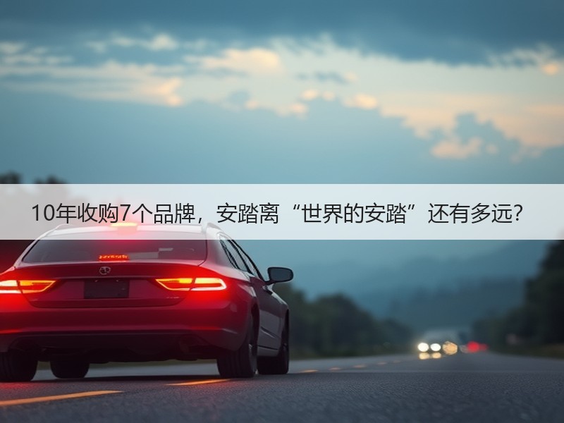 10年收购7个品牌，安踏离“世界的安踏”