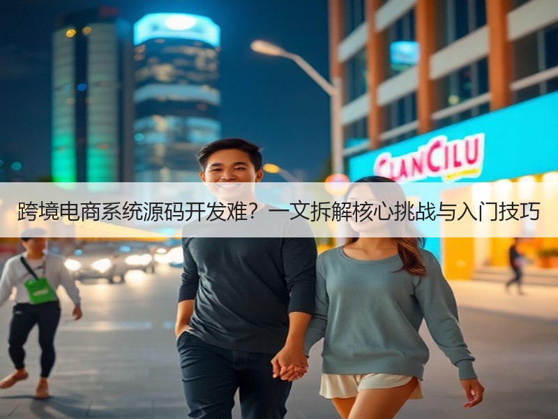 跨境电商系统源码开发难？一文拆解核心挑战