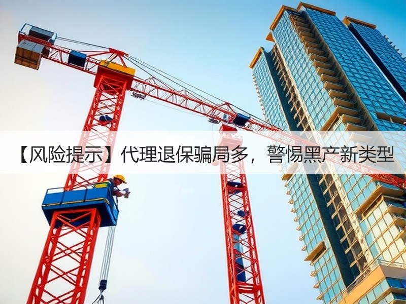 【风险提示】代理退保骗局多，警惕黑产新类