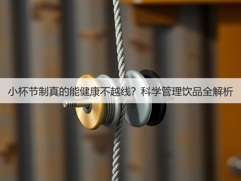 小杯节制真的能健康不越线？科学管理饮品全