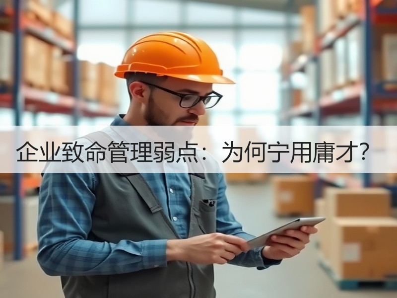 企业致命管理弱点：为何宁用庸才？