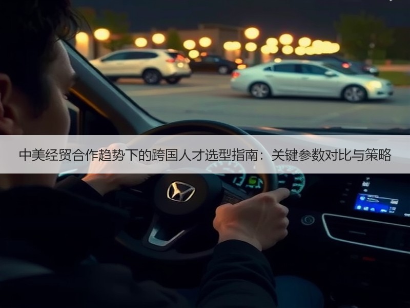 中美经贸合作趋势下的跨国人才选型指南：关