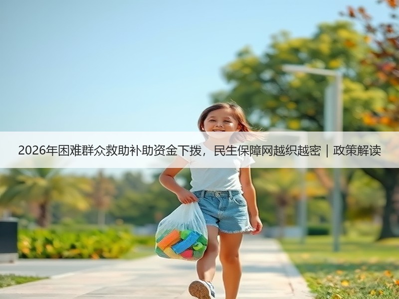 2026年困难群众救助补助资金下拨，民生