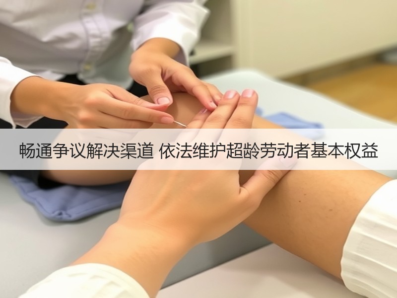 畅通争议解决渠道 依法维护超龄劳动者基本