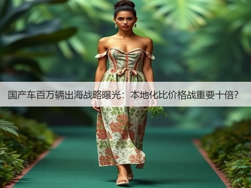 国产车百万辆出海战略曝光：本地化比价格战