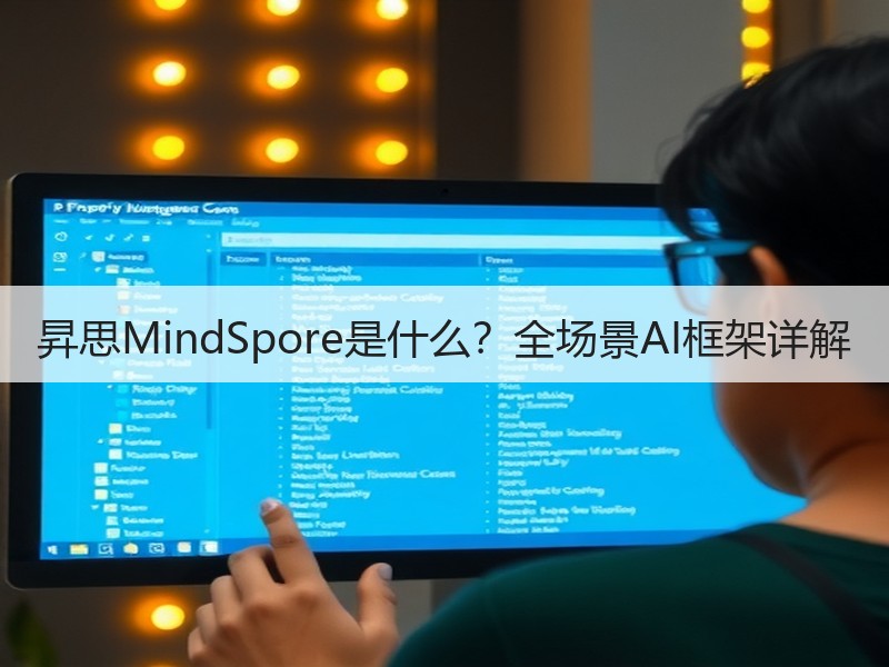 昇思MindSpore是什么？全场景AI