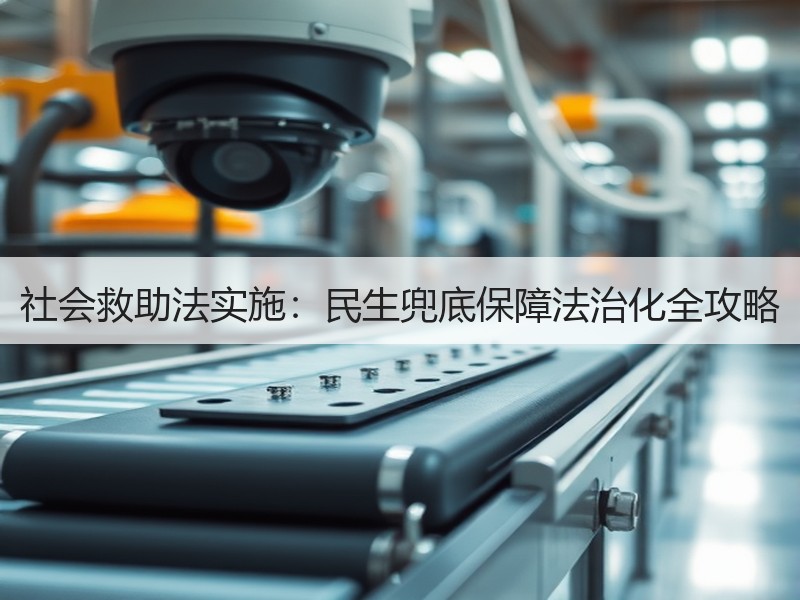 社会救助法实施：民生兜底保障法治化全攻略