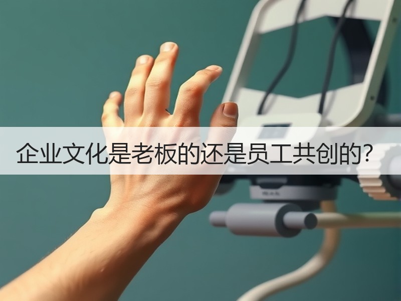 企业文化是老板的还是员工共创的？