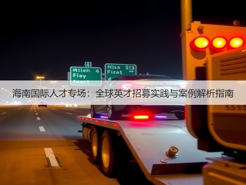 海南国际人才专场：全球英才招募实践与案例