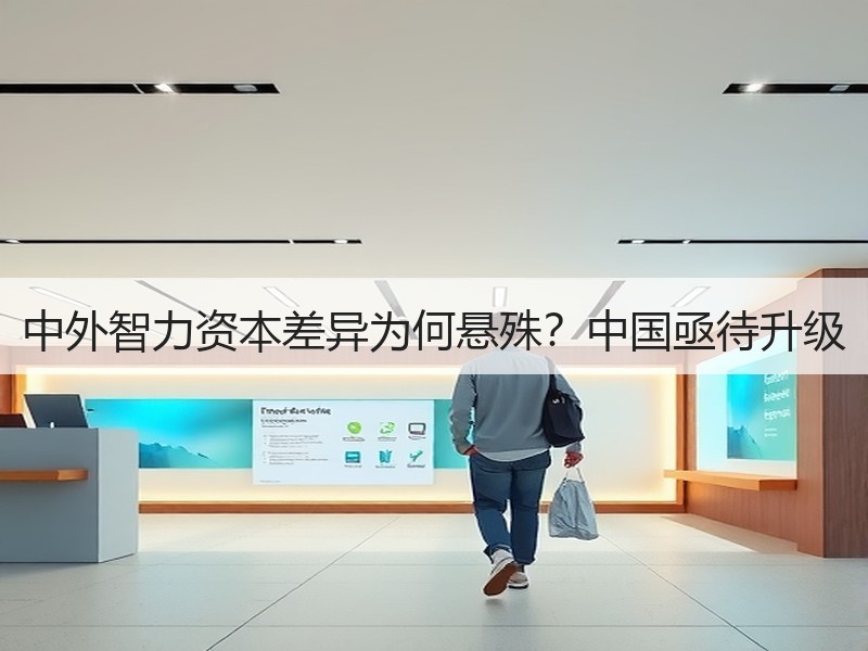 中外智力资本差异为何悬殊？中国亟待升级