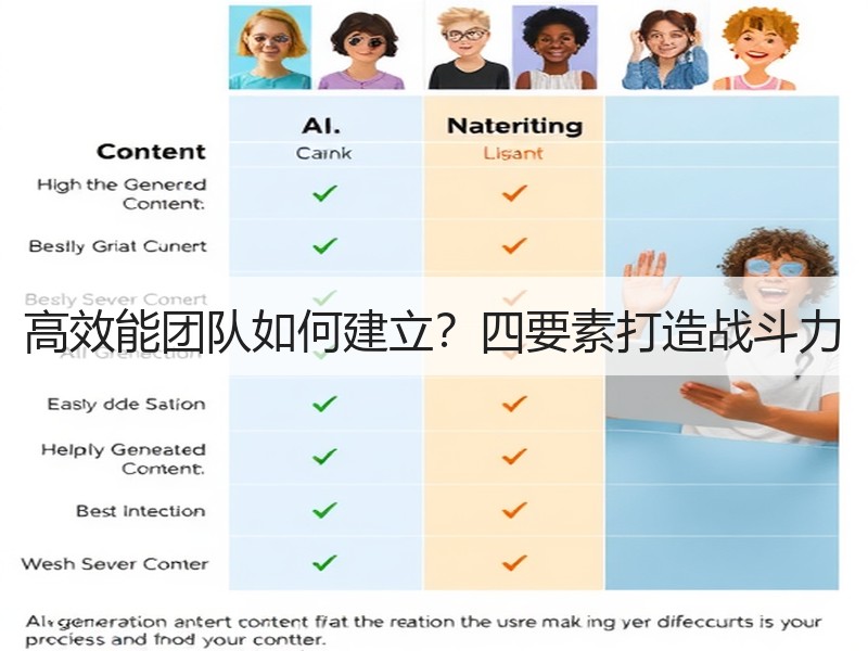 高效能团队如何建立？四要素打造战斗力