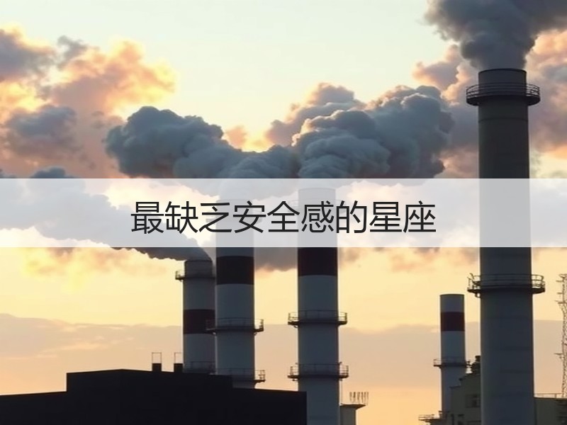 最缺乏安全感的星座
